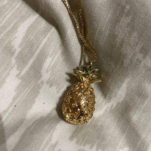 Pineapple Rhinestone Necklace